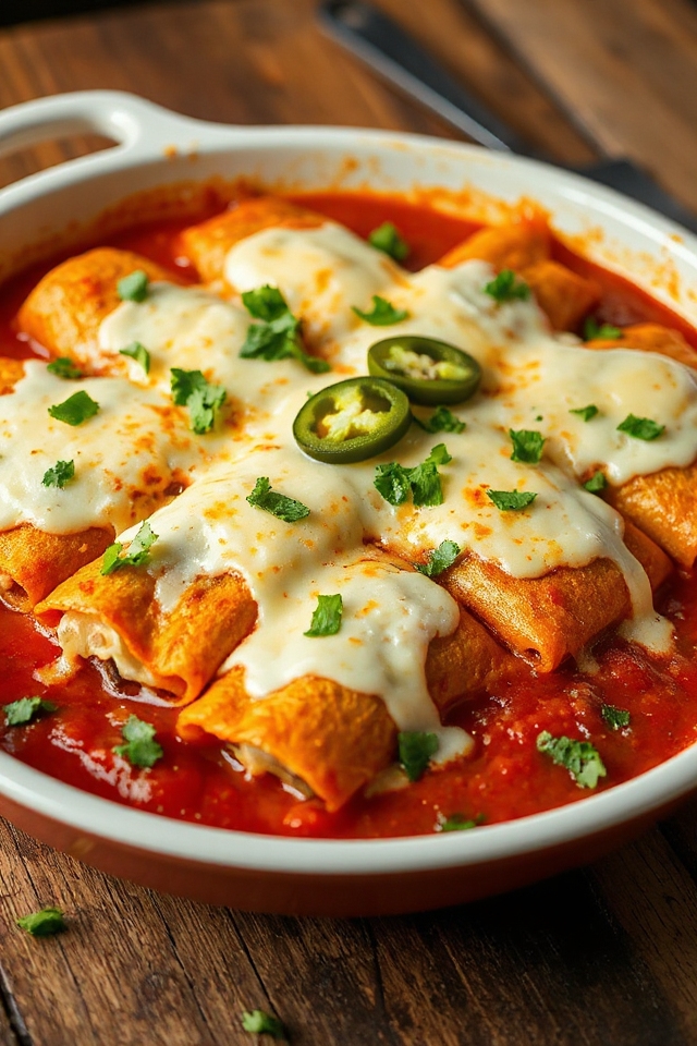 cheesy vegetarian black bean enchiladas