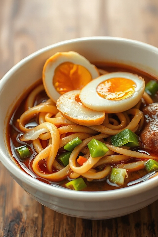 comforting vegetarian ramen soup