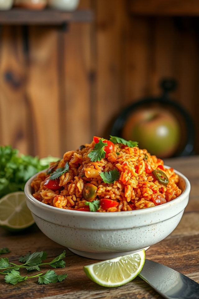 comforting vegetarian spanish rice