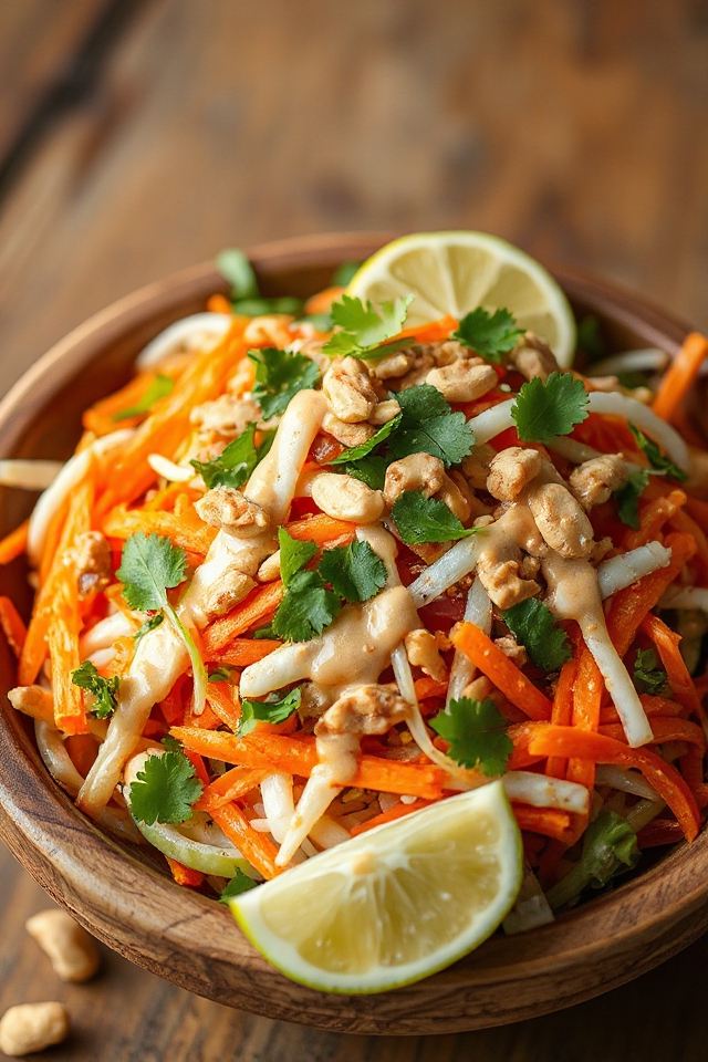 creamy flavorful veggie salad