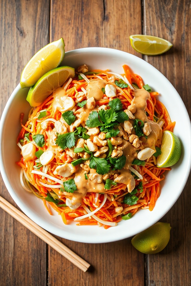 crisp fresh thai vegetarian salad