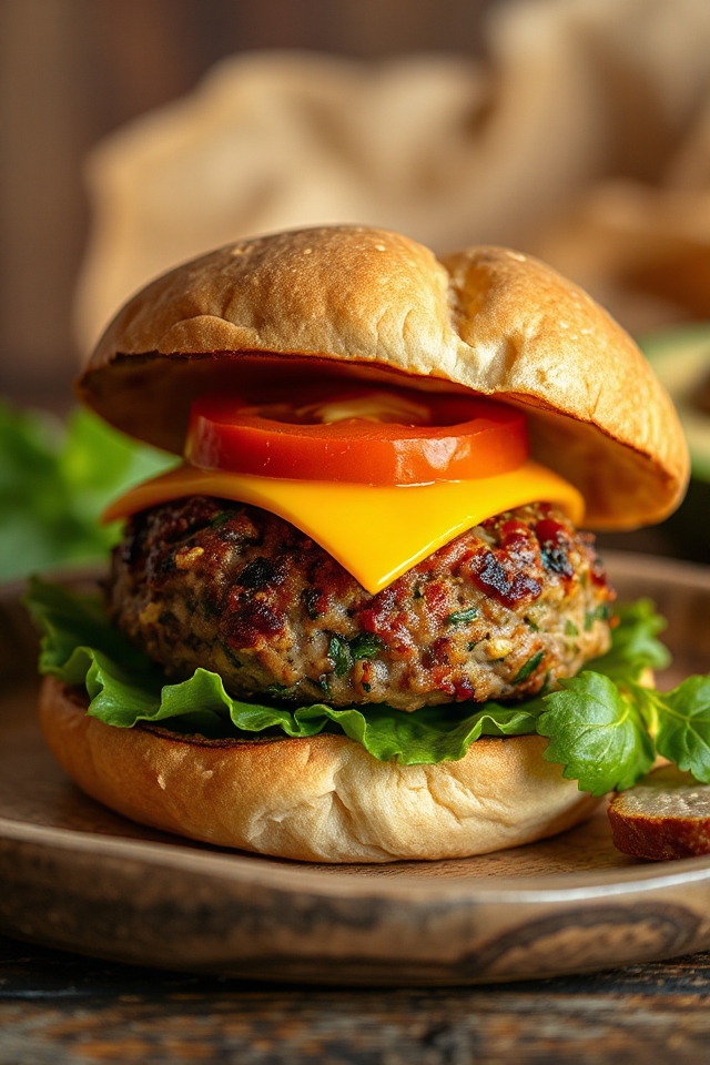 delicious vegetarian burger recipe