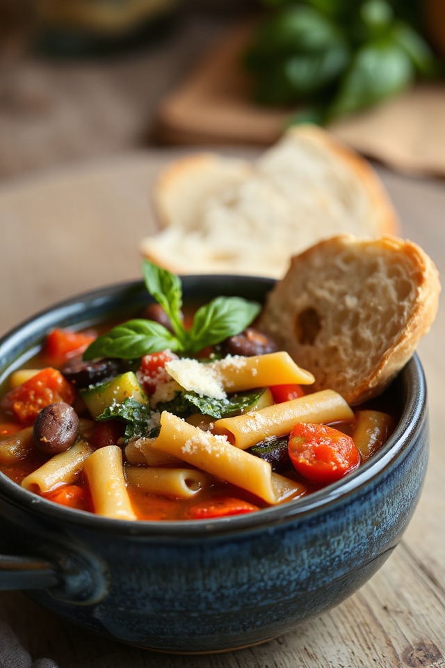 delicious vegetarian minestrone recipe