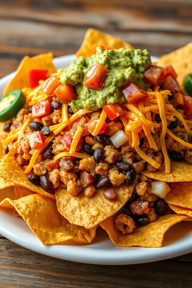 delicious vegetarian nachos recipe
