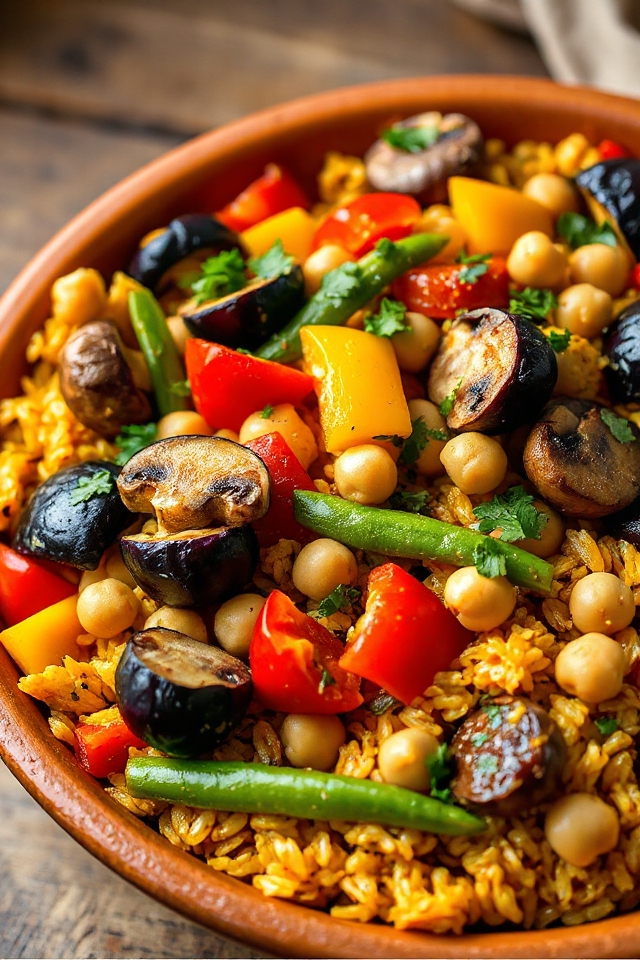 delicious vegetarian paella recipe