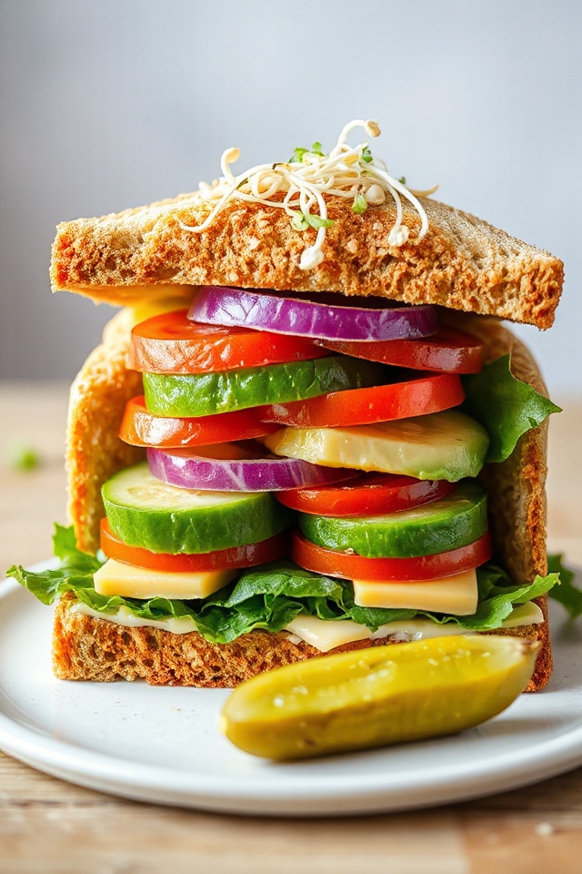delicious vegetarian sandwich recipe