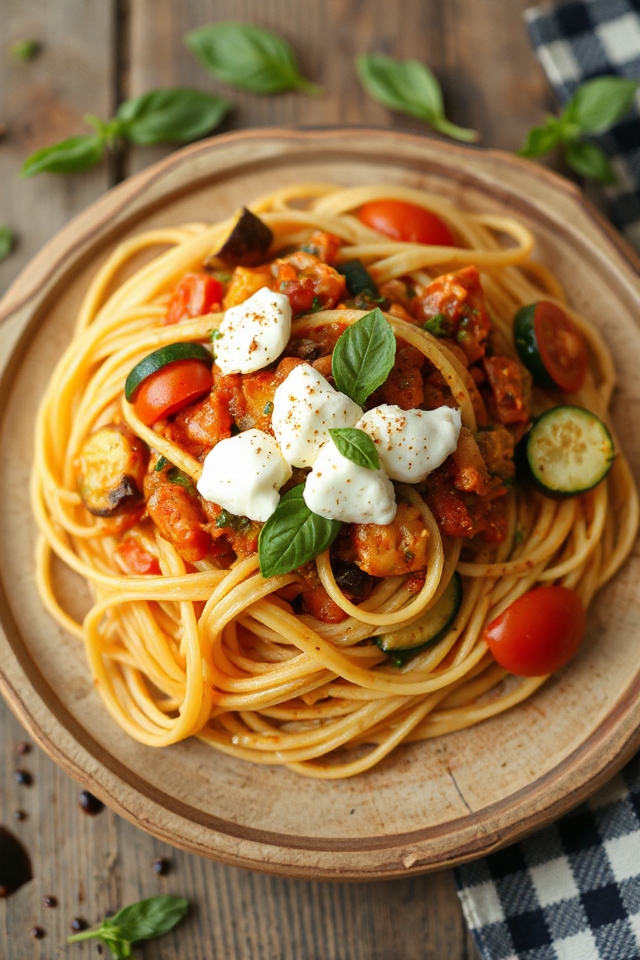 delicious vegetarian spaghetti recipe
