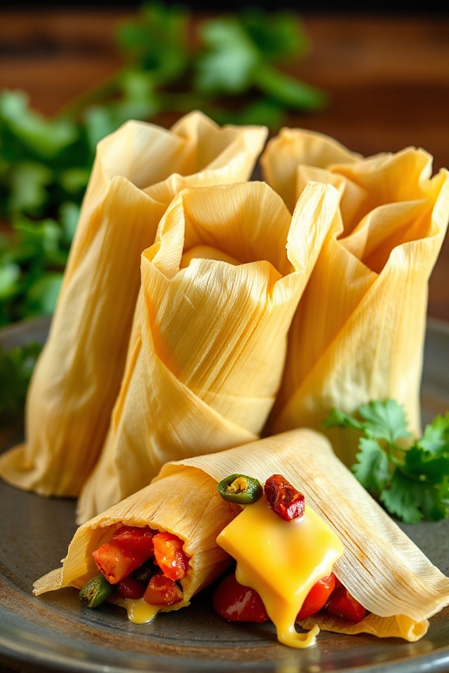 delicious vegetarian tamales recipe