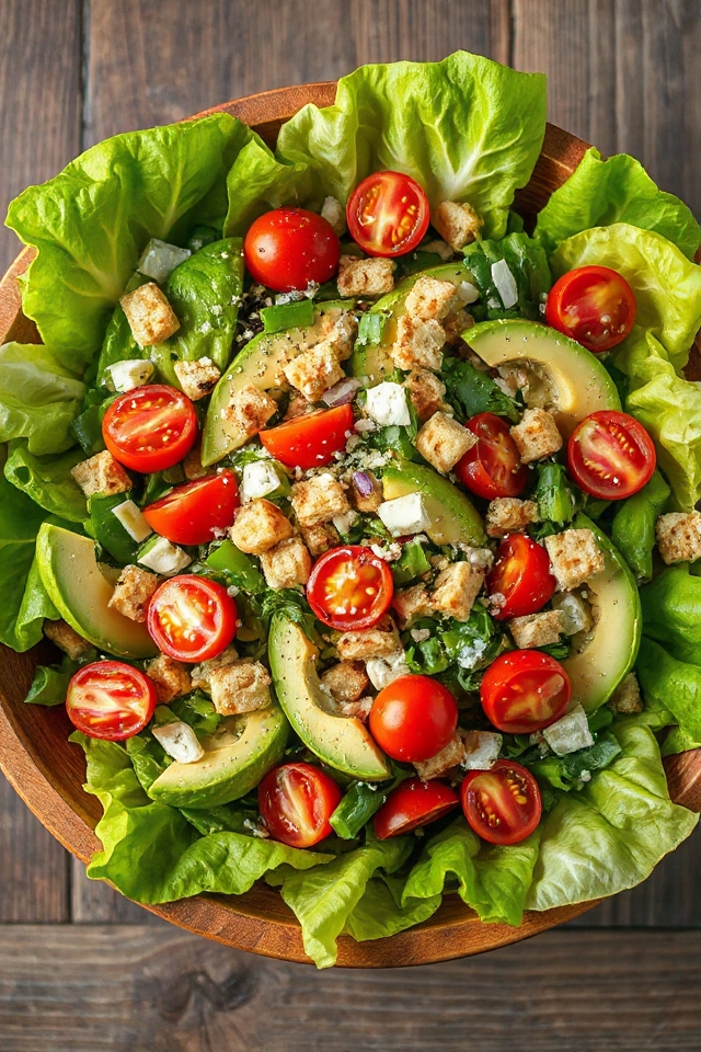 fresh and healthy salad