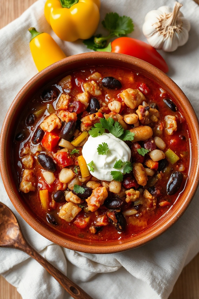 hearty vegetarian chili recipe
