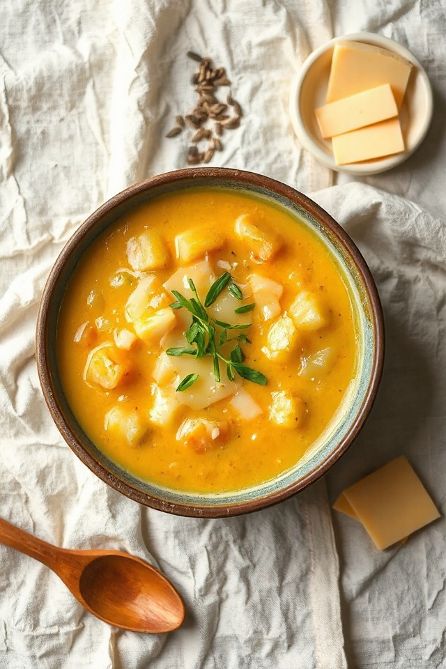 hearty vegetarian potato soup