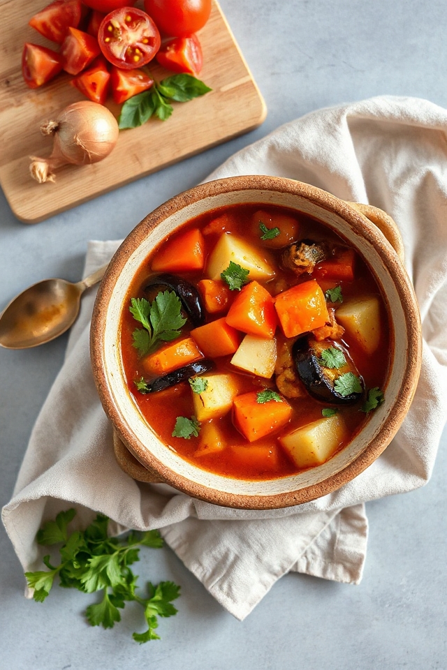 hearty vegetarian soup recipe