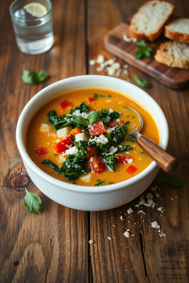 hearty vegetarian tuscan soup