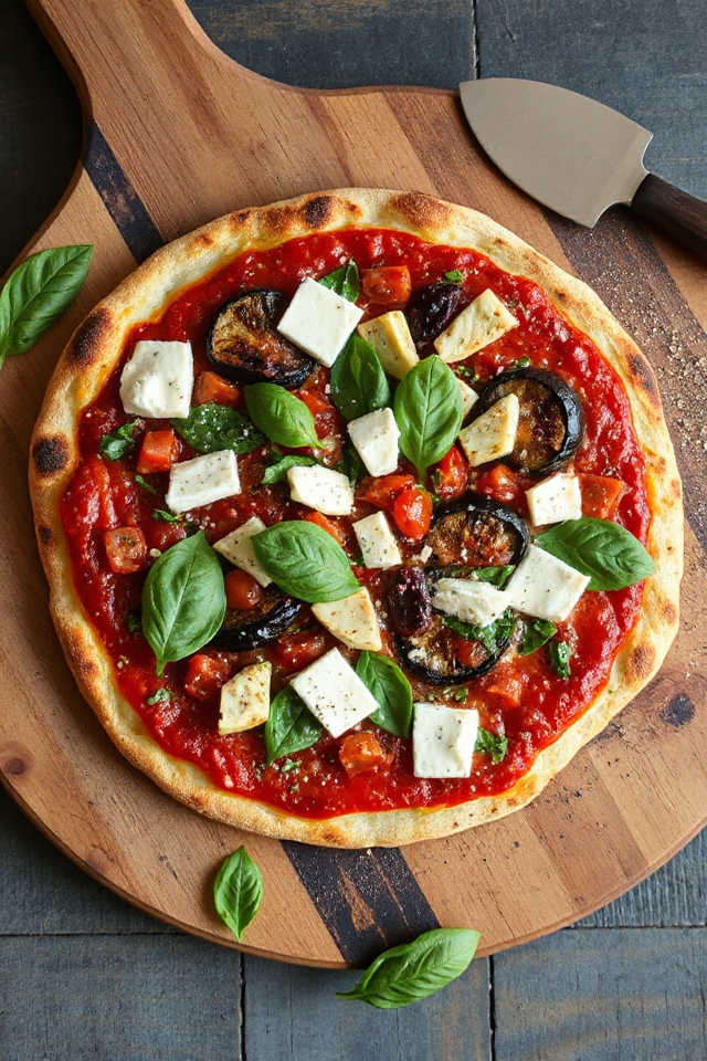 mediterranean vegetarian pizza recipe