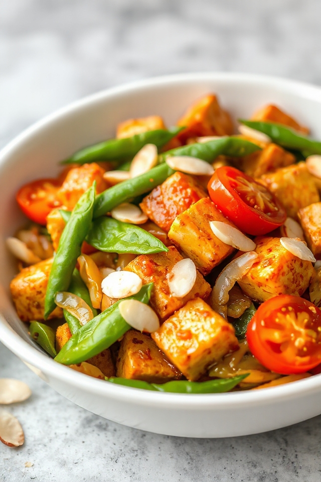 sizzling tofu stir fry delight