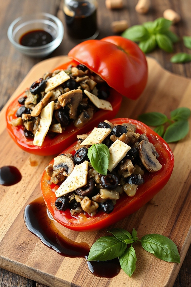 stuffed tomatoes for vegetarians