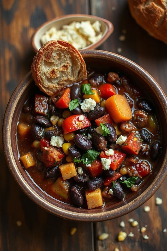 vegetarian black bean chili