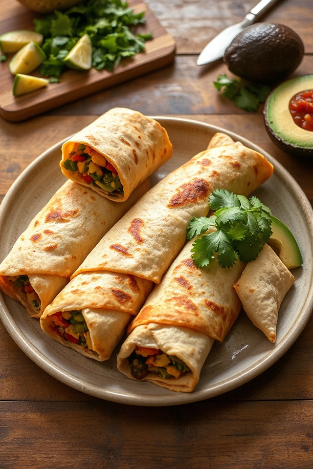vegetarian breakfast burrito recipe