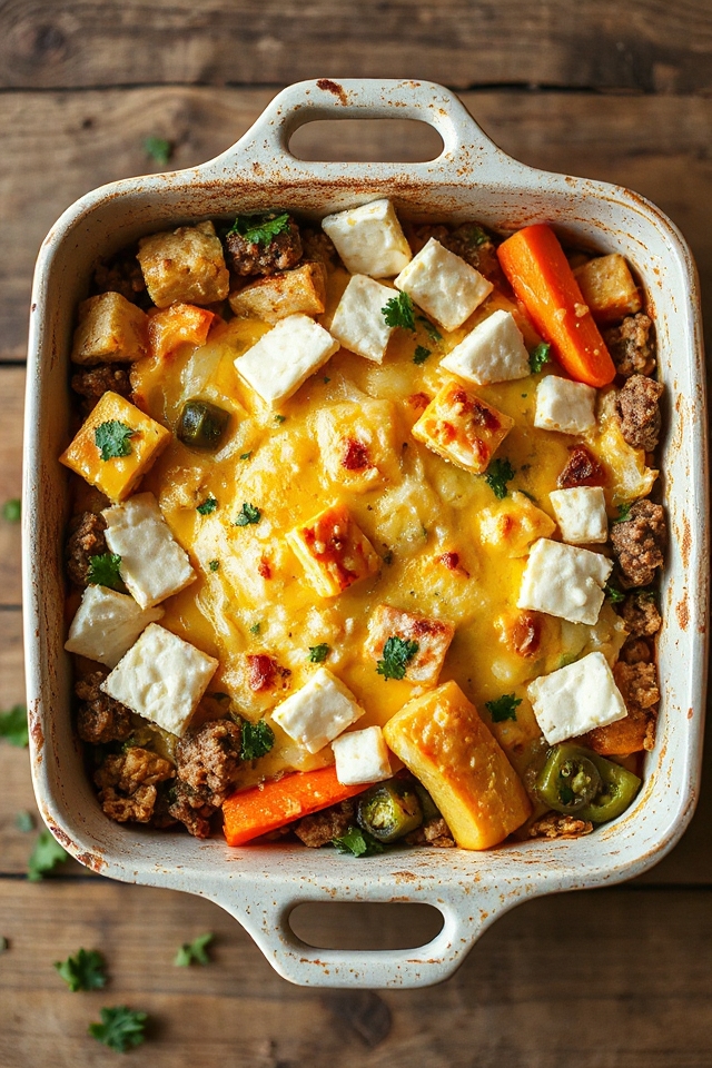 vegetarian breakfast casserole recipe