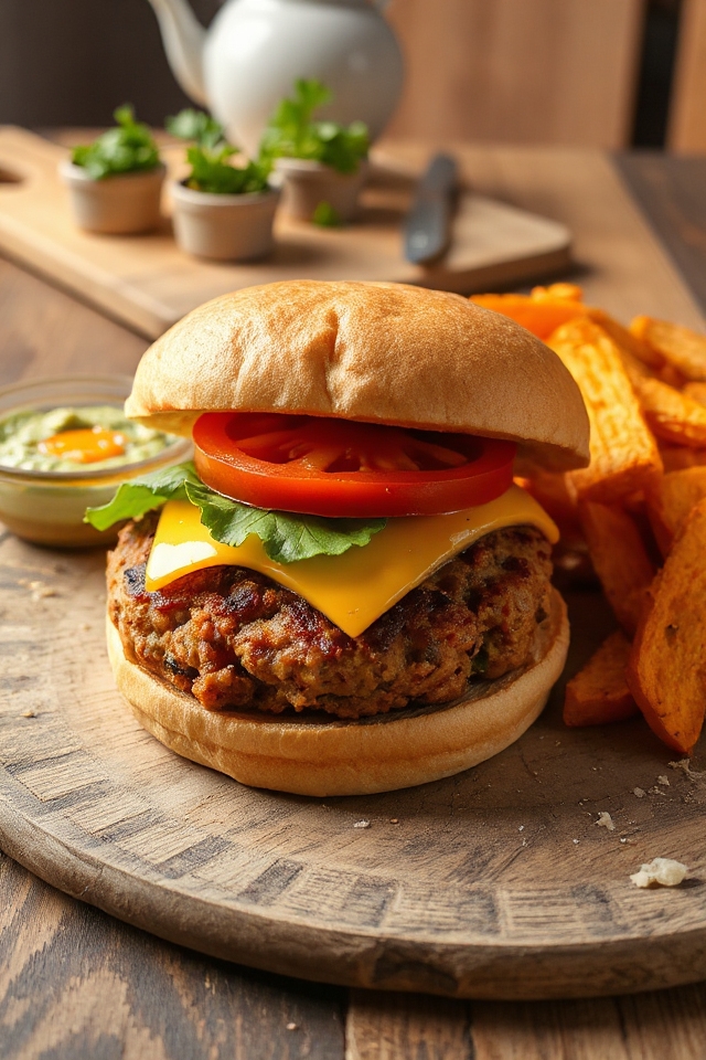 vegetarian burger preparation guide