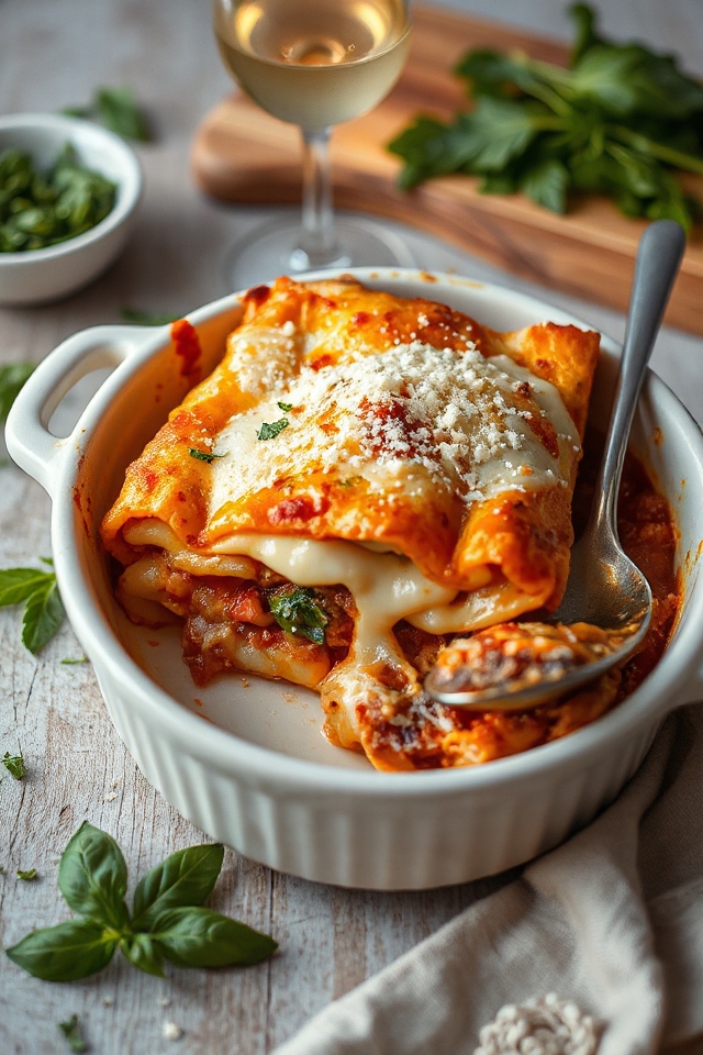 vegetarian butternut squash lasagna