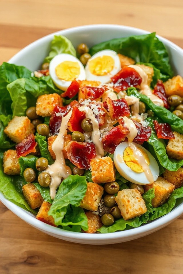 vegetarian caesar style salad recipe