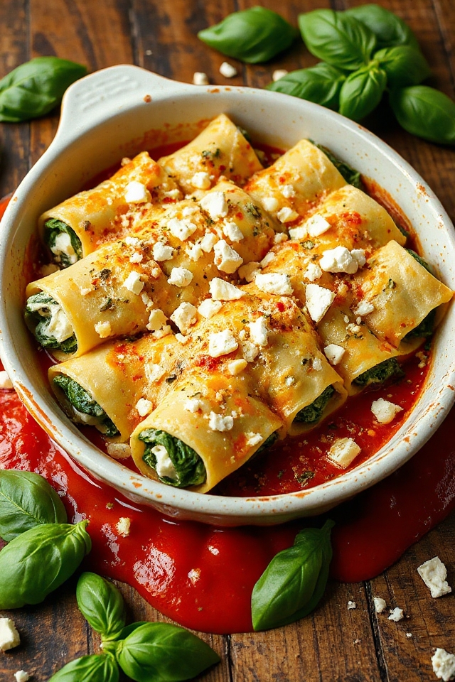 vegetarian cannelloni cooking instructions