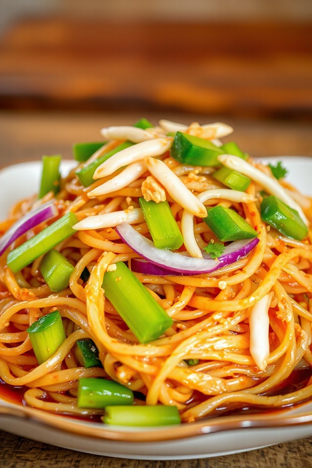 vegetarian chow mein recipe