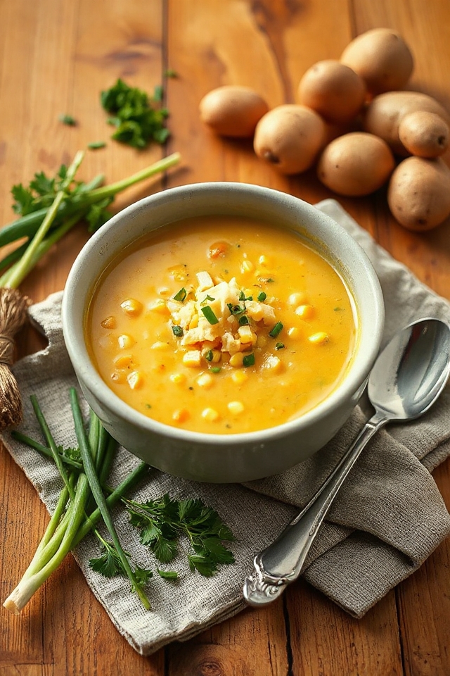 vegetarian corn chowder recipe