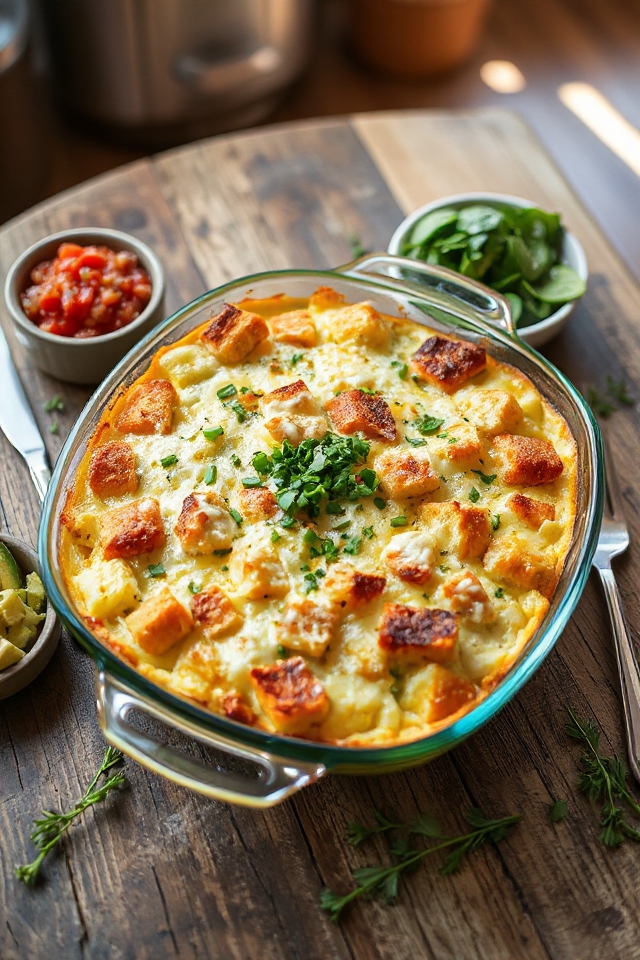 vegetarian egg casserole recipe