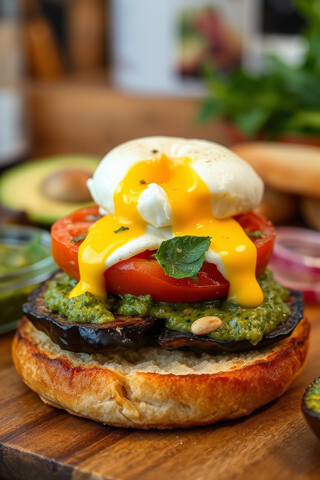 vegetarian eggs benedict recipe