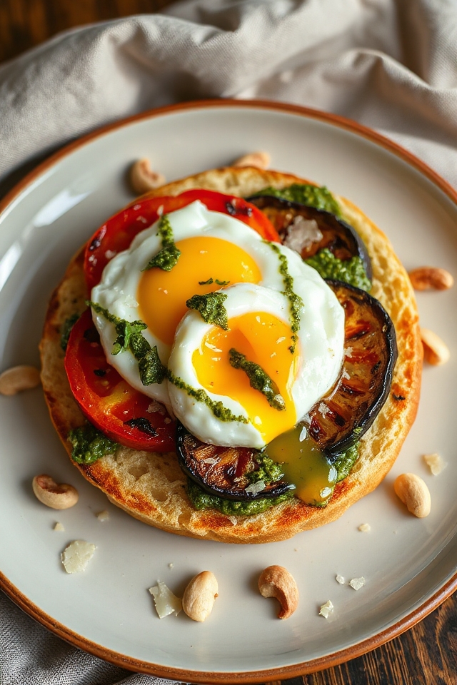 vegetarian eggs benedict recipe