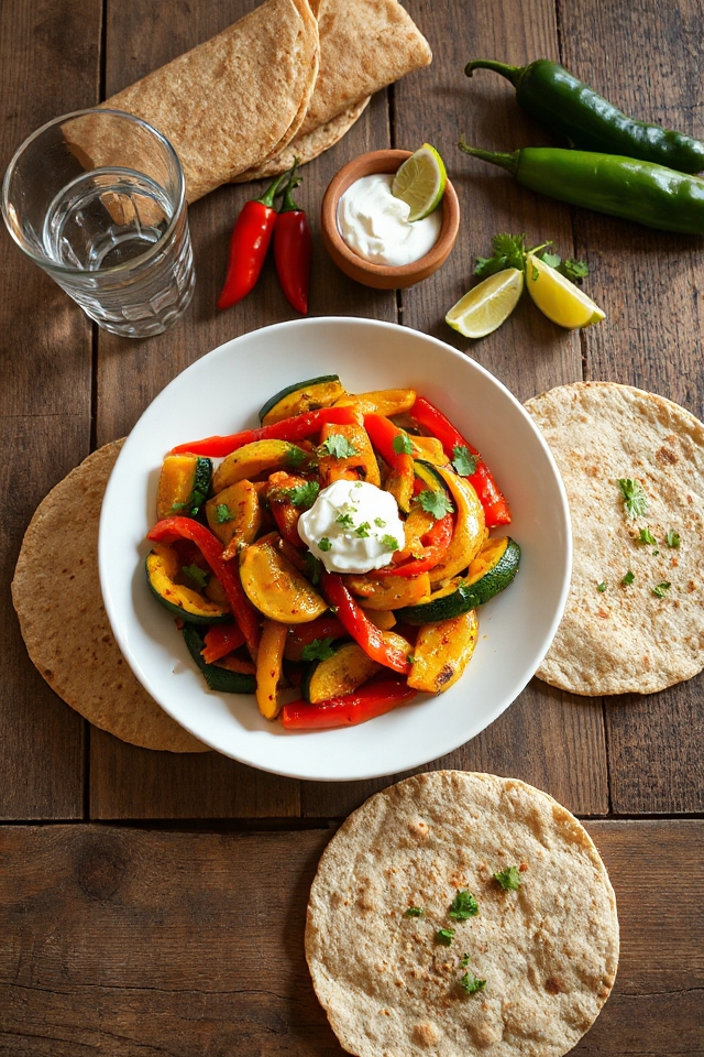 vegetarian fajita recipe instructions