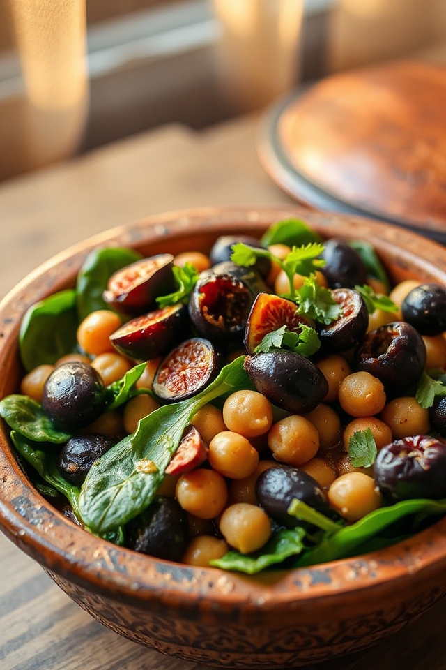 vegetarian fig chickpea tagine