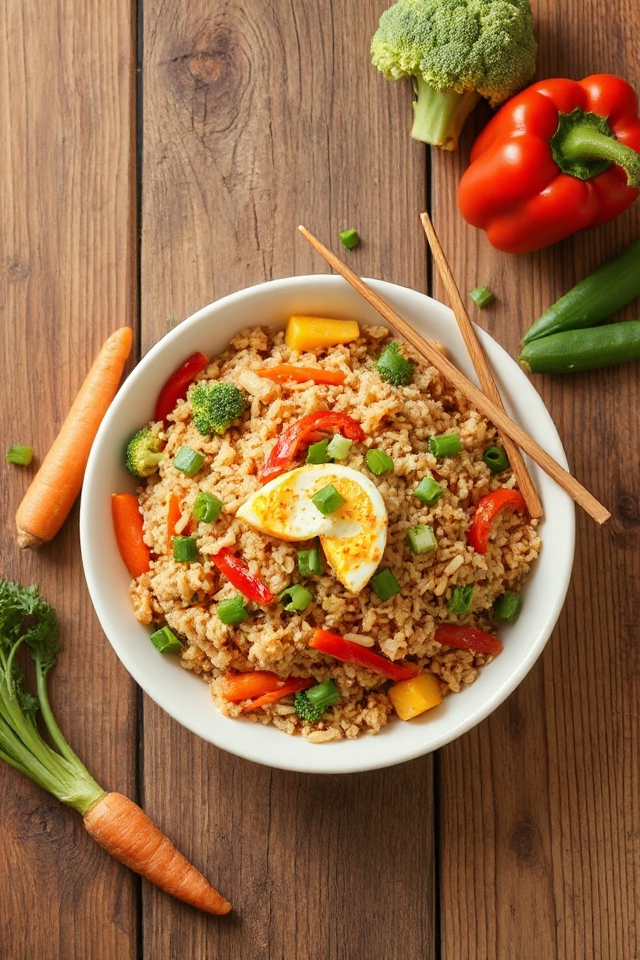 vegetarian fried rice recipe