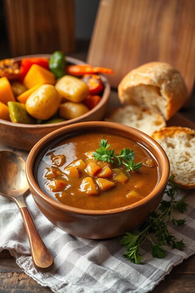 vegetarian gravy cooking instructions