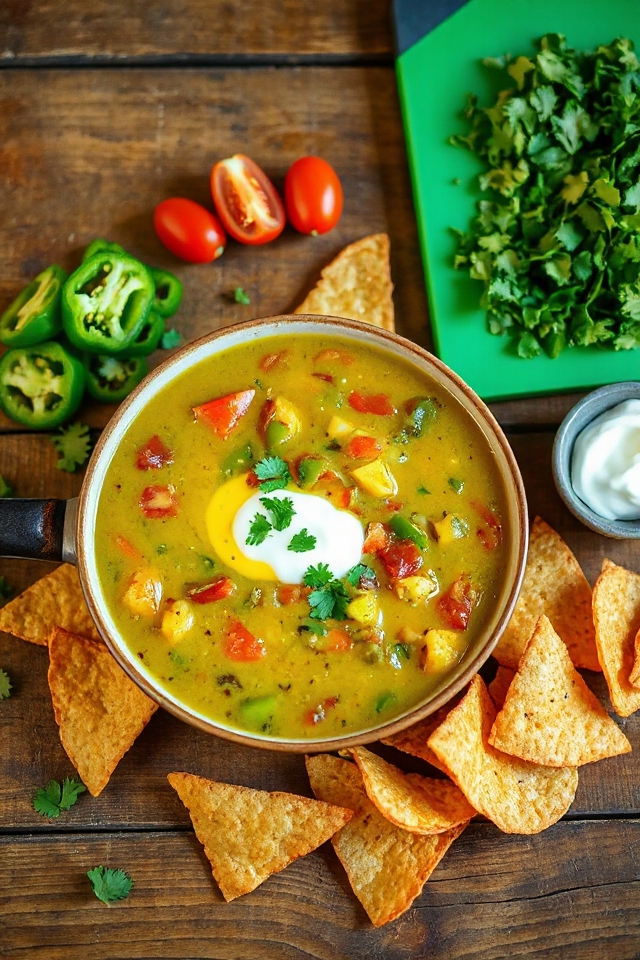 vegetarian green chili recipe