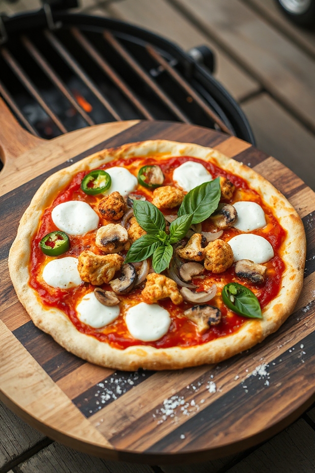 vegetarian grilled pizza recipe
