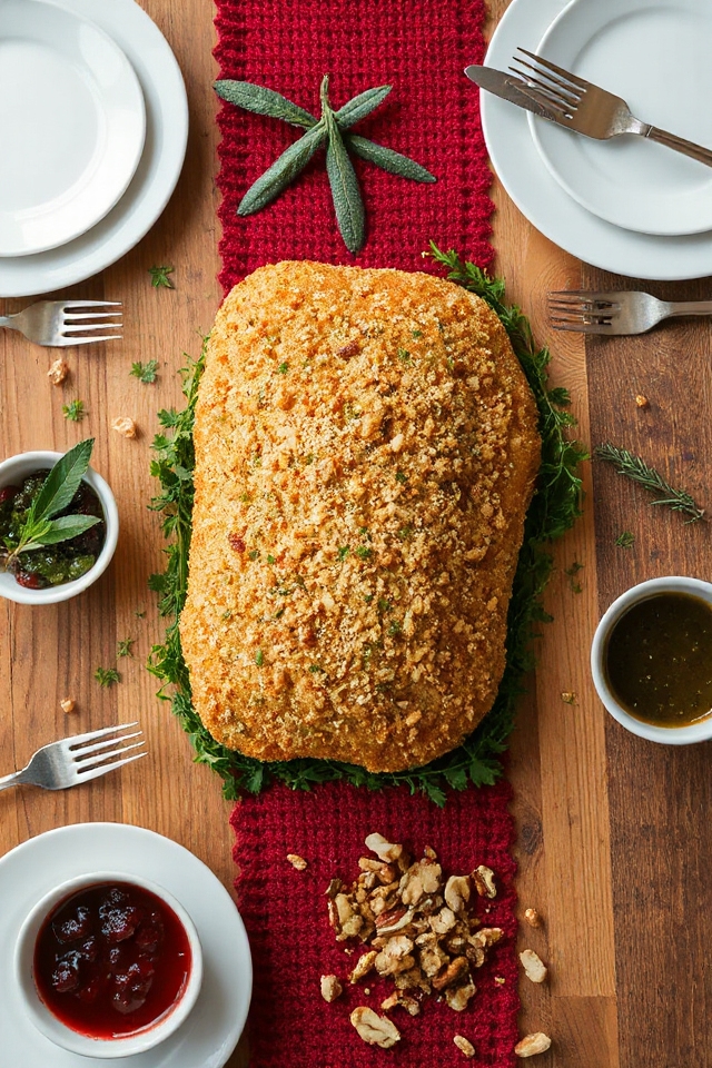 vegetarian holiday feast preparation