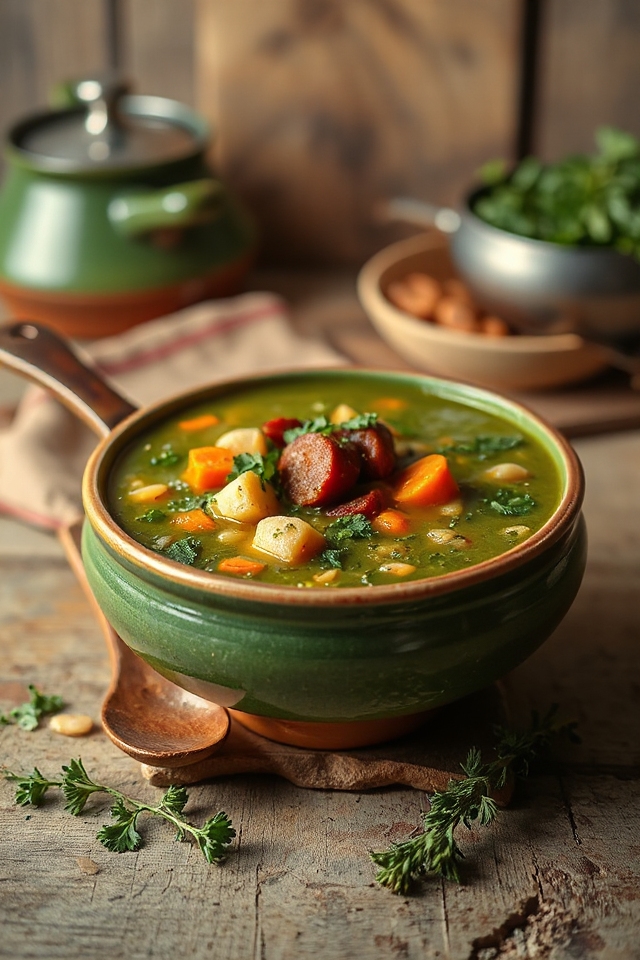 vegetarian kale soup recipe