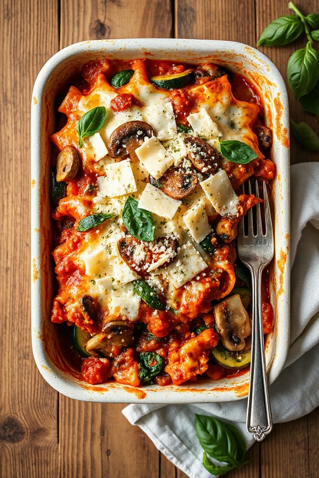 vegetarian lasagna cooking instructions