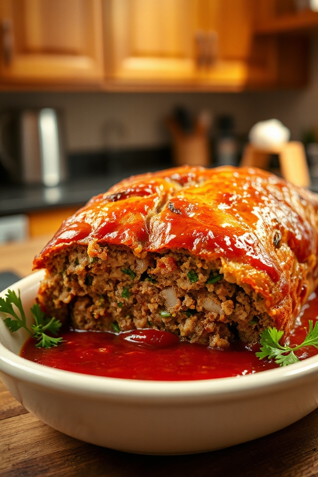 vegetarian meatloaf baking process