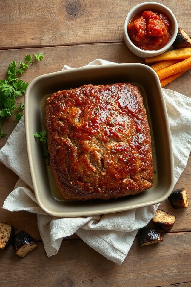 vegetarian meatloaf cooking instructions