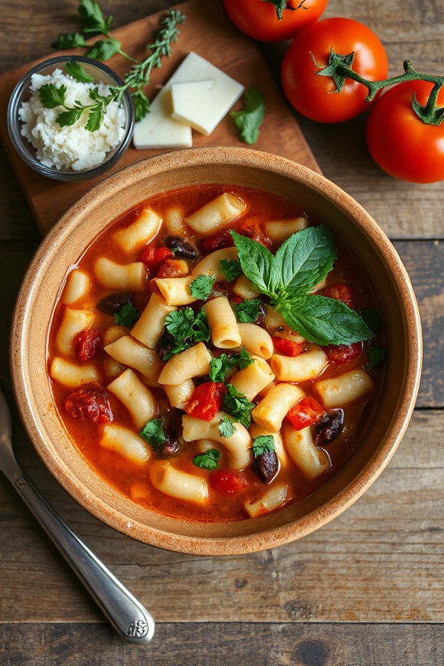 vegetarian pasta fagioli recipe