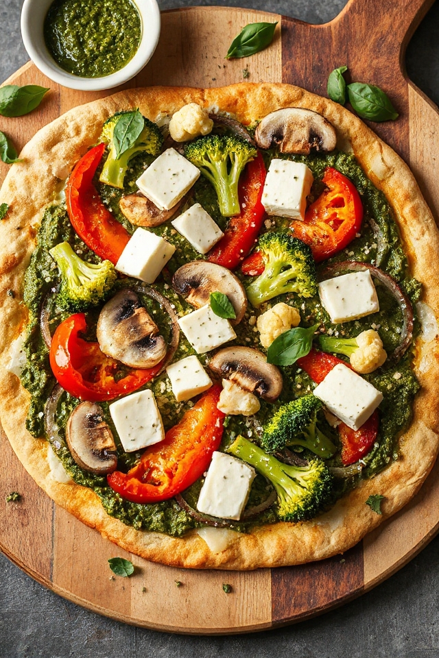 vegetarian pizza preparation guide