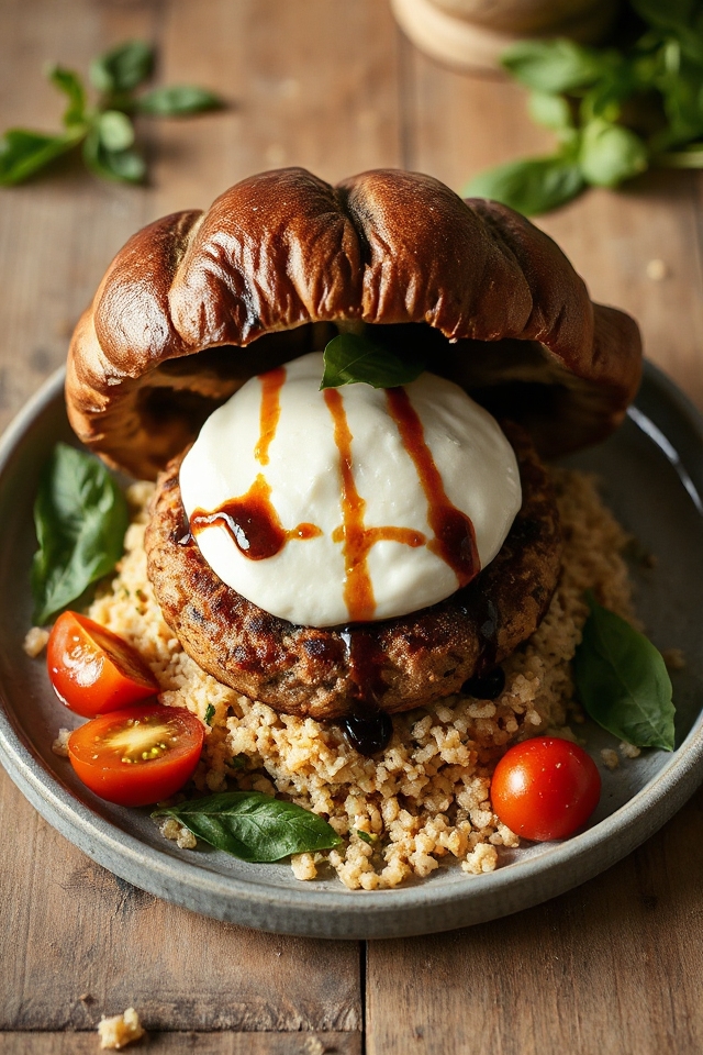 vegetarian portabella burger recipe