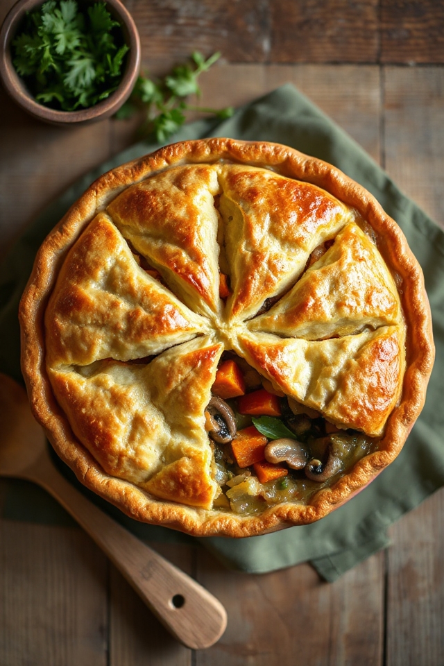 vegetarian pot pie recipe