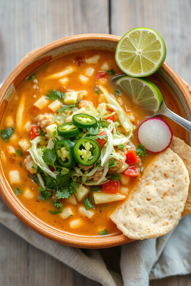 vegetarian pozole cooking instructions