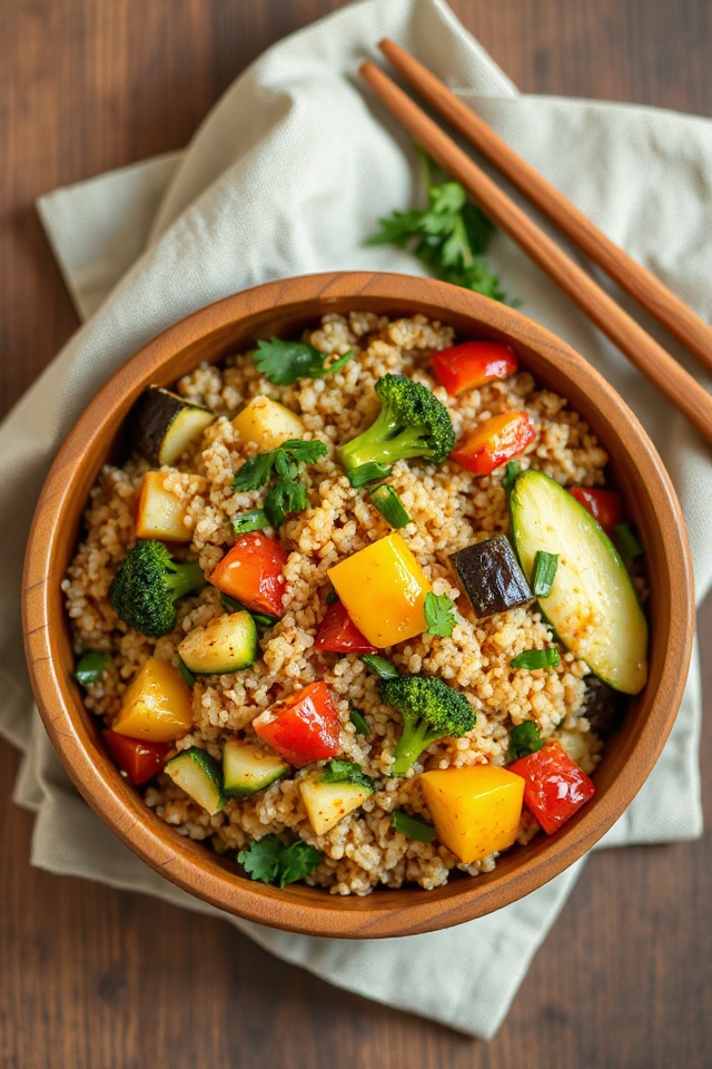 vegetarian quinoa pilaf recipe