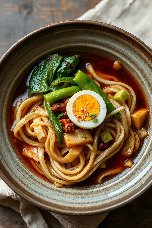vegetarian ramen noodle soup